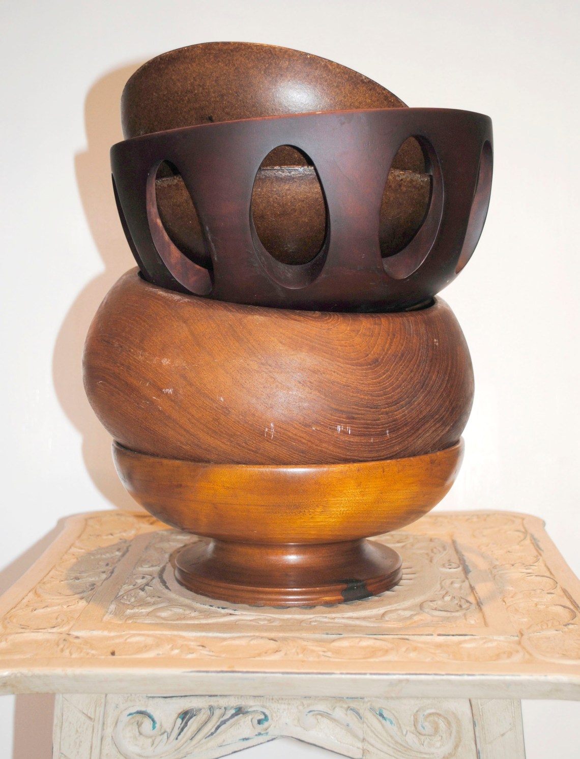 _Unpainted Wooden Bowls